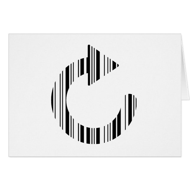 HERLAAD ICOON STREEPJESCODE Computer Streepjescode (Voorkant Horizontaal)