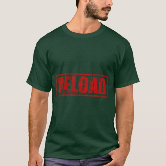 Herladen! - Pistool Videogamergamer T-shirt (Voorkant)