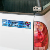 HERLAIM DE RAINBOW BUMPERSTICKER (Op Truck)