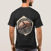 Herleef de rails: Baltimore B&O-museum T-shirt (Achterkant)