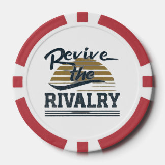 Herleef de rivaliteit poker chips