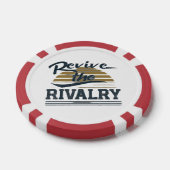 Herleef de rivaliteit poker chips (Enkel)