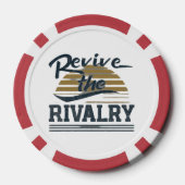 Herleef de rivaliteit poker chips (Achterkant)