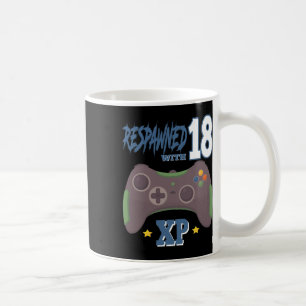Herleefde Met 18 Xp Videospeler 18e Verjaardag Gif Koffiemok