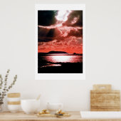HERM ISLAND TE SUNSET POSTER (Keuken)