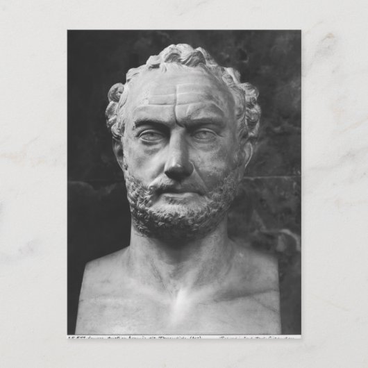 Herm van een man, zogenaamd Thucydides Briefkaart (Voorkant)