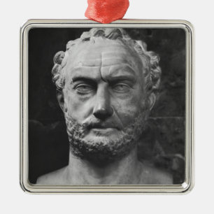 Herm van een man, zogenaamd Thucydides Metalen Ornament