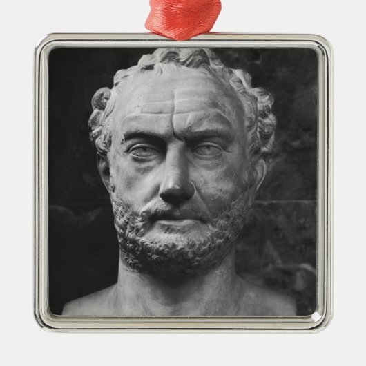 Herm van een man, zogenaamd Thucydides Metalen Ornament (Voorkant)