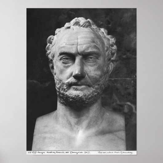 Herm van een man, zogenaamd Thucydides Poster (Voorkant)
