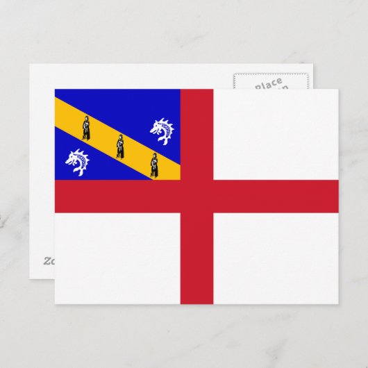 Herm-vlag Briefkaart (Voorkant / Achterkant)