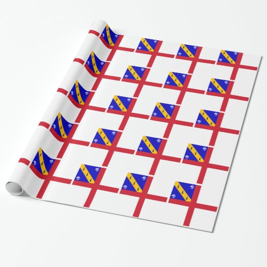 Herm-vlag Cadeaupapier (Uitgerold)