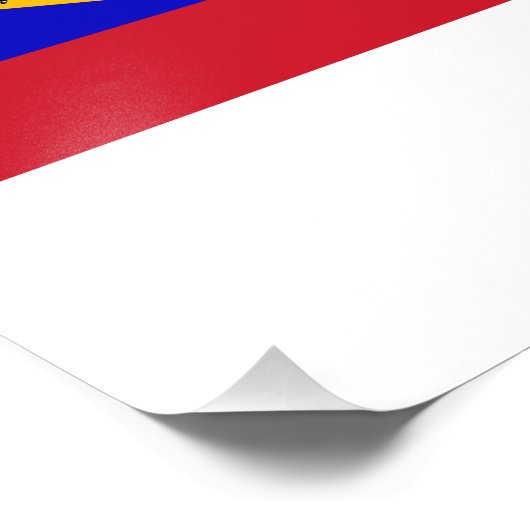 Herm-vlag Foto Afdruk (Hoek)