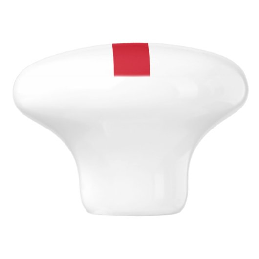 Herm-vlag Keramische Knop (Zijkant)