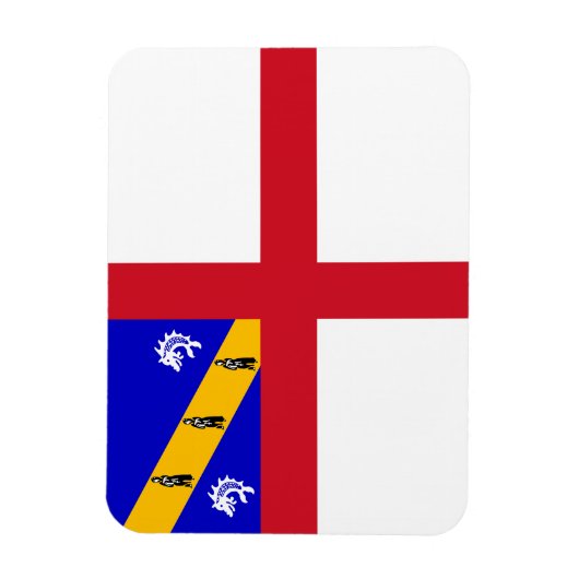 Herm-vlag Magneet (Verticaal)