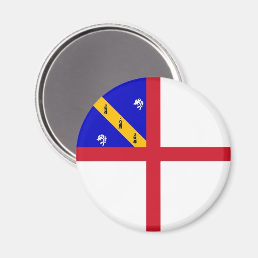 Herm-vlag Magneet (Voorkant / Achterkant)