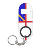 Herm-vlag Mini Flessenopener (Voorkant)
