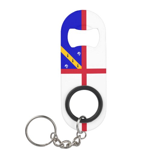 Herm-vlag Mini Flessenopener (Voorkant)