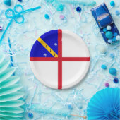 Herm-vlag Papieren Bordje (Feest)