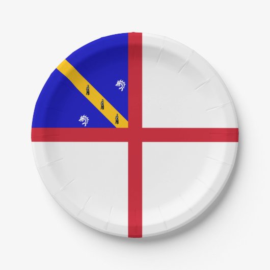 Herm-vlag Papieren Bordje (Voorkant)