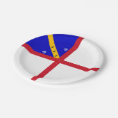 Herm-vlag Papieren Bordje (Gekanteld)