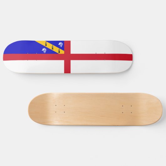 Herm-vlag Persoonlijk Skateboard (Horizontaal)