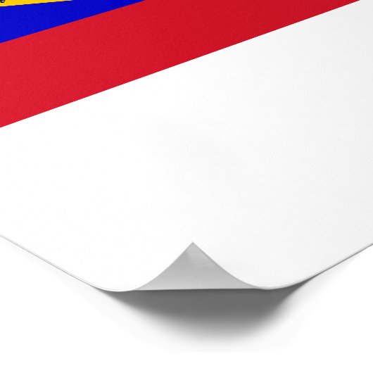 Herm-vlag Poster (Hoek)