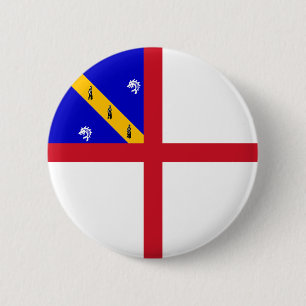 Herm-vlag Ronde Button 5,7 Cm