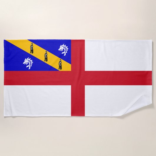 Herm-vlag Strandlaken (Voorkant)