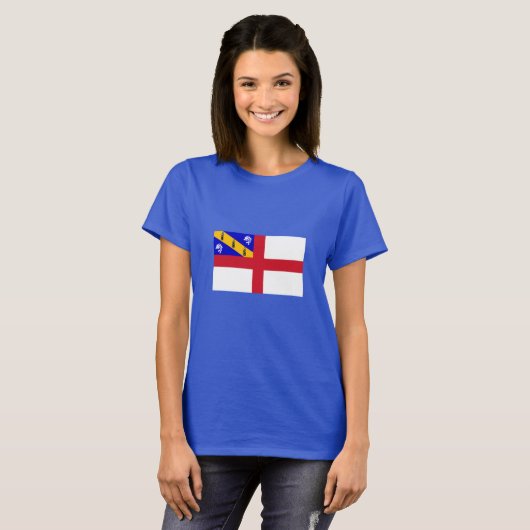 Herm-vlag T-shirt (Voorkant volledig)