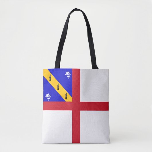 Herm-vlag Tote Bag (Voorkant)
