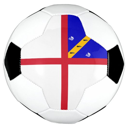 Herm-vlag Voetbal (Gedraaid)