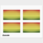 Hermafrodiet Pride Rechthoekige Sticker (Vel)