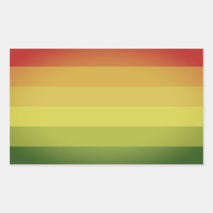 Hermafrodiet Pride Rechthoekige Sticker