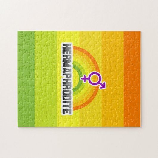 HERMAFRODIET REGENBOOG LEGPUZZEL (Horizontaal)