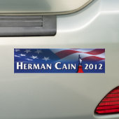 Herman Cain 2012 Bumpersticker (Op auto)