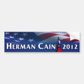 Herman Cain 2012 Bumpersticker (Voorkant)