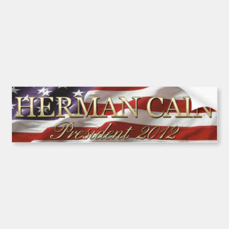 Herman Cain 2012 bumpersticker