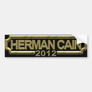 Herman Cain 2012 Bumpersticker