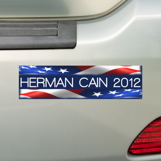 Herman Cain 2012 Bumpersticker (Op auto)