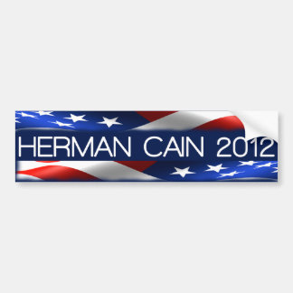 Herman Cain 2012 Bumpersticker