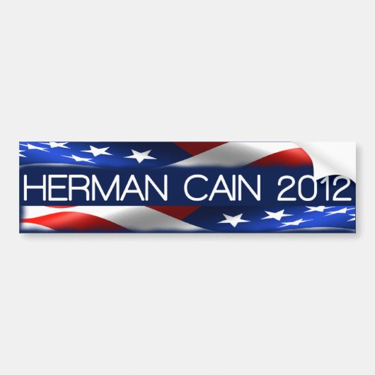 Herman Cain 2012 Bumpersticker (Voorkant)
