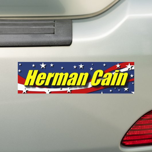 Herman Cain 2012 Bumpersticker (Op auto)