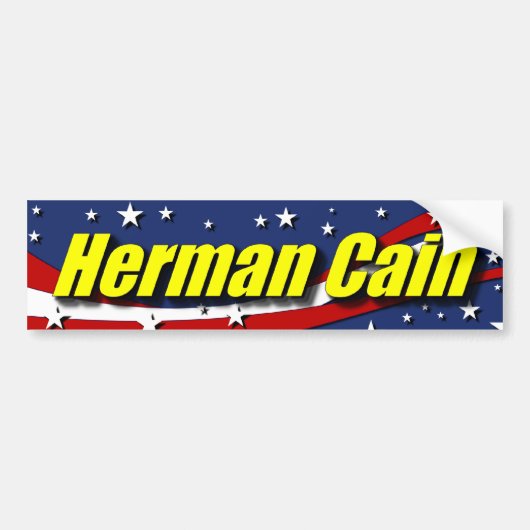 Herman Cain 2012 Bumpersticker (Voorkant)