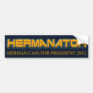 Herman Cain 2012 Bumpersticker