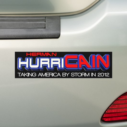 Herman Cain 2012 Bumpersticker (Op auto)