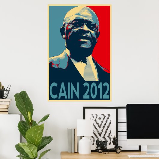 Herman Cain 2012 Poster (Thuiskantoor)