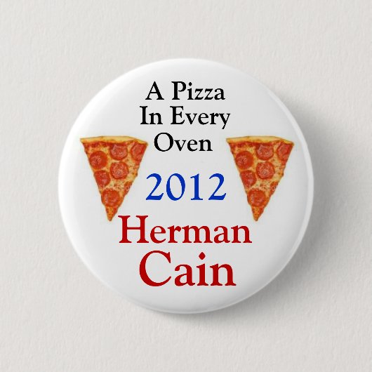 Herman Cain 2012 Ronde Button 5,7 Cm (Voorkant)