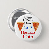Herman Cain 2012 Ronde Button 5,7 Cm (Voorkant /achterkant)
