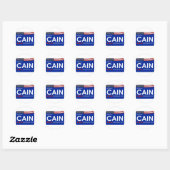 Herman Cain 2012 Ronde Sticker (Vel)