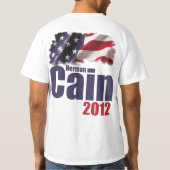 Herman Cain 2012 T-shirt (Achterkant)
